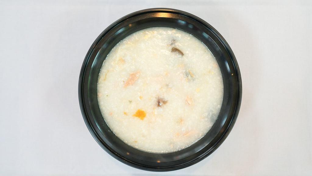Preserved Egg & Pork Congee 皮蛋瘦肉粥 · 