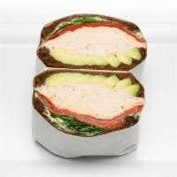 Turkey Stack · Oven Roasted Turkey | Avocado | Lettuce | Roasted Peppers | Herb Aioli | Multigrain Pullman