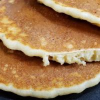 Golden Brown Pancakes · Stack of 3 pancakes