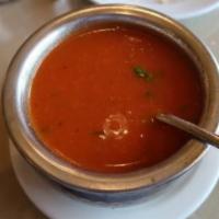 Tomato Soup · Exotically flavored tomato soup.