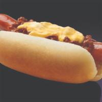 Chili Cheese Dog Combo · World-famous Nathan's hot dog topped with chili and cheese.