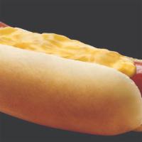Cheese Dog · Nathan's famous all beef hot dog topped with cheese your choice toppings.