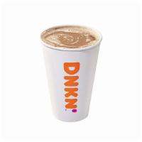 Dunkaccino · A unique blend of coffee and hot chocolate. Max 10 per order.