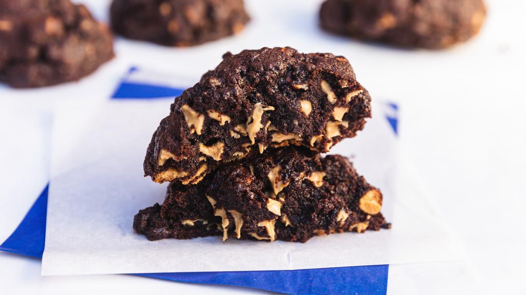 Dark Chocolate Peanut Butter Chip Cookie · The perfect combination of dark chocolate with peanut butter chips.