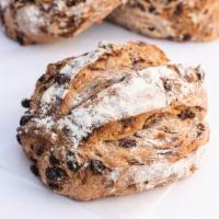 Whole Wheat Walnut Raisin Loaf · A dense whole wheat loaf packed with walnuts and dark and golden raisins. Incredibly versati...