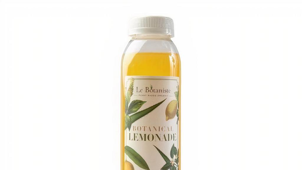 Botanical Lemonade · Turmeric, agave. Gluten free. Organic.
