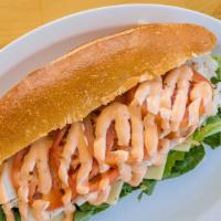 The Surfer Hero · Turkey, Swiss, lettuce & tomatoes with Russian dressing