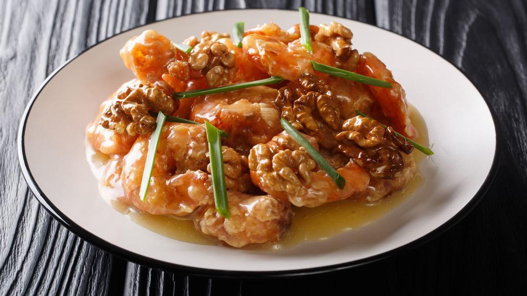 Walnut Shrimp A La Carte · Crispy shrimp and hearty walnuts served in a cream sauce.