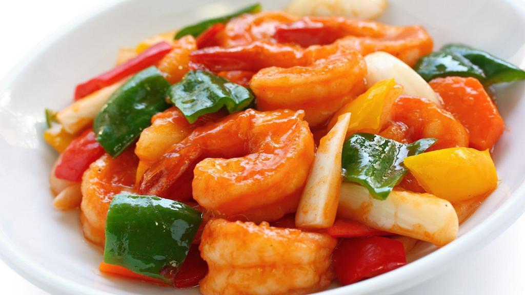 Sweet & Sour Shrimp A La Carte · Hearty prawns tossed in a savory tangy sauce.