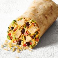 Homewrecker Burrito · It's Big. It's Bad. It's Legendary. Mix of your choice of protein, rice, beans, shredded che...