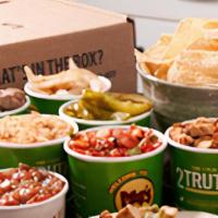 Fajita Kit · Add a little sizzle to your group meal with Moe’s Build Your Own Fajita Kit. Comes with 12 s...