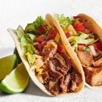 Two Tacos · Want a relaxing activity? We suggest building your own tacos - soft or crunchy tortillas fol...
