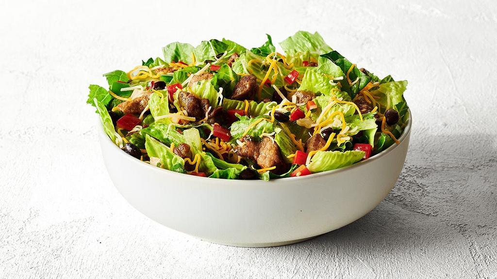 Salad · Not your typical bowl of greens. Pile your favorite ingredients on a bed of chopped romaine, and your choice of protein (including organic tofu). Top it off with chipotle ranch or southwest vinaigrette.
