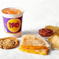 Mini Masterpiece · A cheese quesadilla made for the tiniest of cheese lovers on an 8