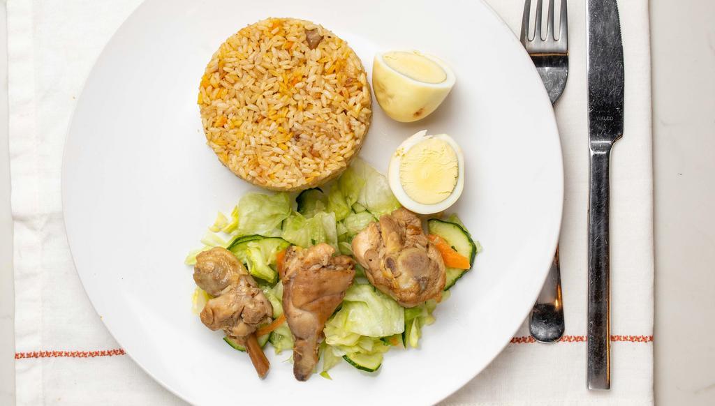Chicken Biryani · Most popular. Mixed rice with chicken, saffron, and flavored with spices.