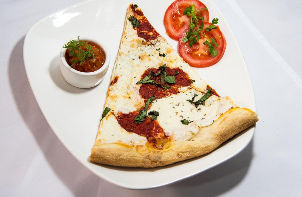 Slice Of Margarita Pizza · Fresh mozzarella, basil, and marinara.