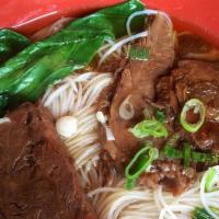Braised Beef Noodle Soup · Rice noodles or Wheat noodles.