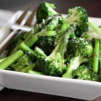 Broccoli Side · Sautéed with garlic, olive oil, and white wine.