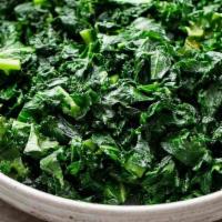 Sauteed Kale Side · Sauteed with garlic, shallots, and olive oil.