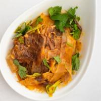Ox Tongue & Tripe With Roasted Chili-Peanut Vinaigrette · Hot and spicy.