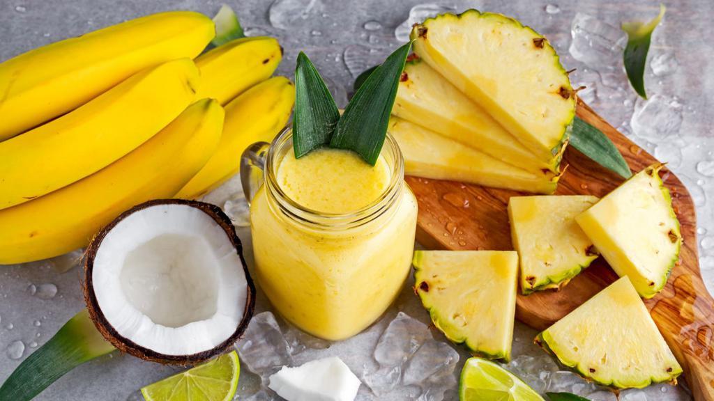 Piña Colada Smoothie  · Tropical blend of pineapple, banana, coconut water.
