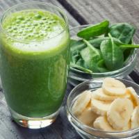 Healthy Green Smoothie · Healthy blend of green apple, spinach, mango, banana, pineapple.