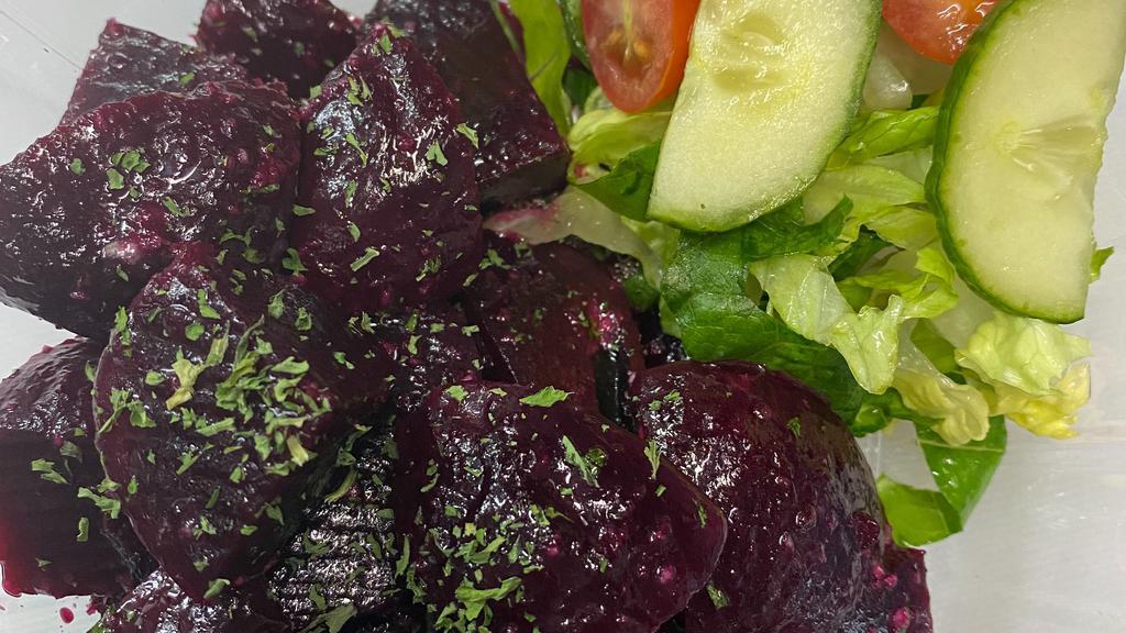 Red Beets · Vegan. Roast beets with garlic & olive oil.