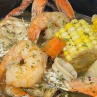 Seafood Soup  · Delicious hot soup perfectly seasoned and filled with high quality seafood