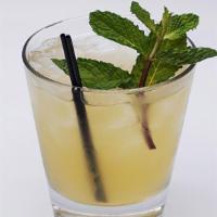 Honey Mint Lemonade 16 Oz · jack daniels honey whiskey, house lemonade, mint