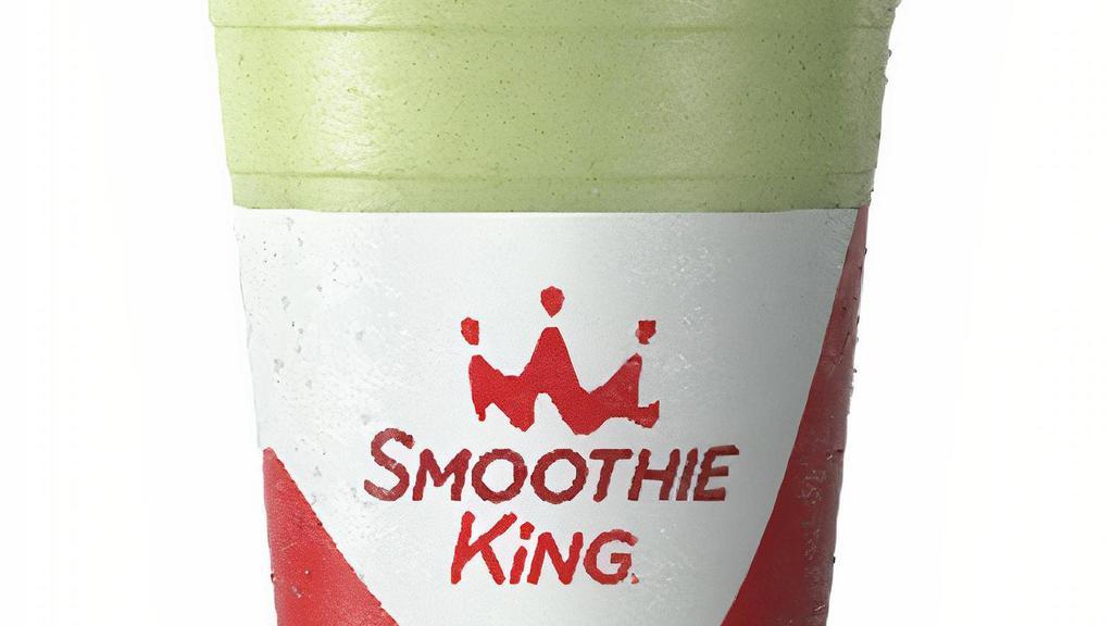 Stretch & Flex Pineapple Kale · Pineapples, Bananas, Kale, Coconut Water, Dates, Vegan Protein, Joint Health Enhancer with Collagen. 270 - 540 Calories . Allergens:  Coconut Water:  Tree Nut (Coconut)
