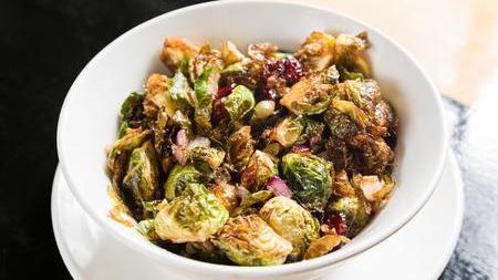 Brussel Sprouts · agrodolce, cranberries, pepitas.