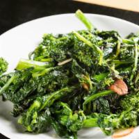 Broccoli Rabe · garlic, chilies.