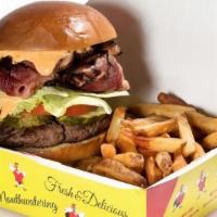 Pastrami Burger & Fries · 