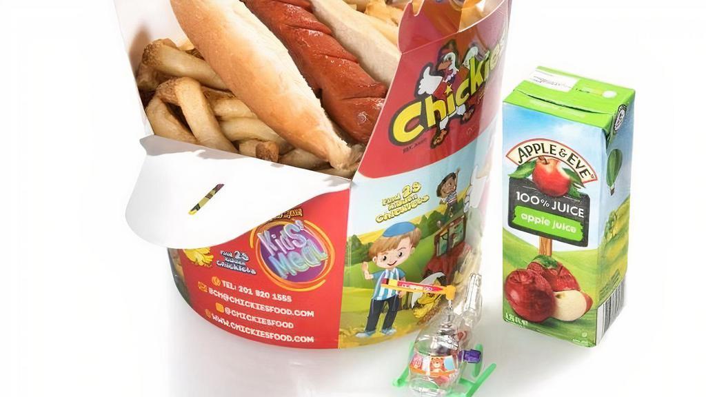 Kids Hot Dog & Side Of French Fries · 