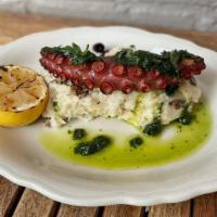 Grilled Octopus · crushed potatoes, salsa verde