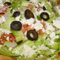 Large 18'' Greek Salad Pizza · 