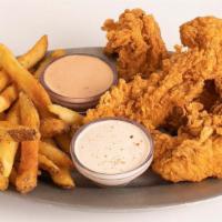 Tenders Meal · 5 hand-breaded crispy chicken tenders. Choose Regular, Nashville Hot AF or Saucy Buffalo and...