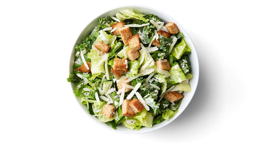 Kale Caesar Salad · Parmesan, Homemade croutons, kale & romaine (300 cals)