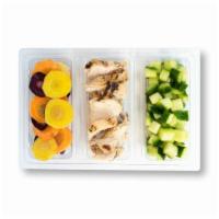 Kids Lunchbox · Kids choice! Choose any two choppings, one of The Goods, and your favorite dressing! (40-50 ...