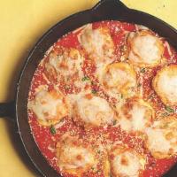 Shrimp Parmigiana · Breaded & fried with melted mozzarella & tomato sauce.