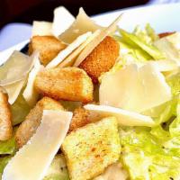 Caesar Salad · Classic Caesar salad with shaved Parmesan with house made dressing				
with house made dress...