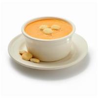 Lobster Bisque, Cup · Set sail for smooth and dreamy lobster flavor in every spoonful. A warm crock or cup is the ...