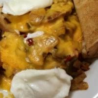 Country Skillet · With two eggs And toast
