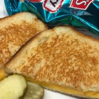 Grilled Cheese Sandwich · American cheese. with potato chips