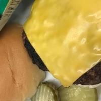 Cheeseburger · 1/2 pound Ground Sirloin and Chuck blend