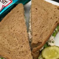Tuna Salad Sandwich · with potato chips