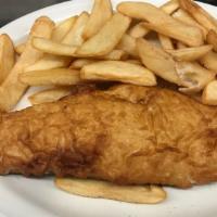 Battered Dipped Fish Fry  (Fridays) · Freshly Dipped in a Beer Batter. Only Available Fridays.