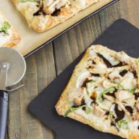 Square Vegan White Pizza · Hot n' Fresh 14