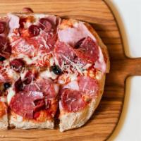 Square Vegan Sausage & Pepperoni Pizza · Hot n' Fresh 14