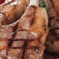 Lamb Chops · Char-grilled to perfection.
